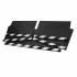 Aluminum Profile Minibus Type Set Of 5 Mud Flap Black White
