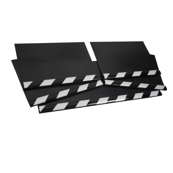 Aluminyum Profilli Minibüs Tipi 4 lü Set Paçalık Siyah Beyaz