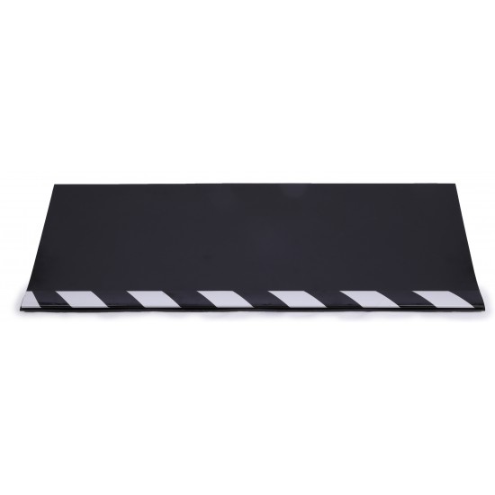 Aluminum Profile Minibus Type Set Of 5 Mud Flap Black White