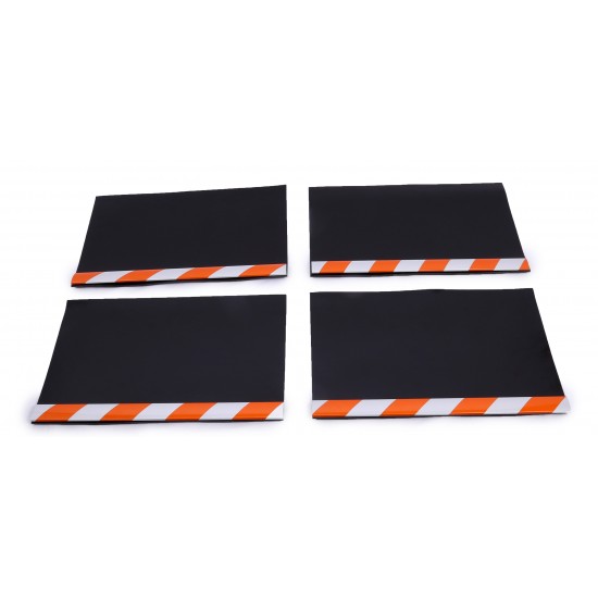 Aluminyum Profilli Minibüs Tipi 4 lü Set Paçalık Turuncu Beyaz