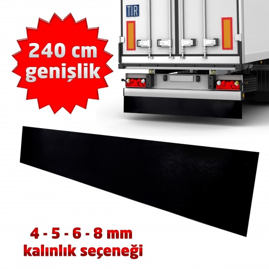 Unprinted Truck Trailer Rear Mud Flap Leggings - 240 cm Unprinted Truck Trailer Rear Mud Flap Leggings - 240 cm