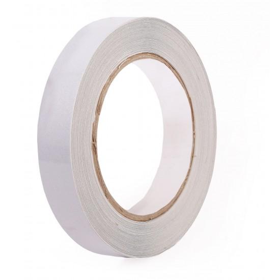 White Phosphorescent Reflective Stripe Foil Band 20mm X 23 Meter