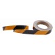 Sarı - Siyah Fosforlu Reflektif Şerit Bant 25mm X 23 Metre SAĞ