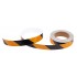 Sarı - Siyah Fosforlu Reflektif Şerit Bant 30mm X 23 Metre SOL