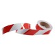 Kırmızı - Beyaz Fosforlu Reflektif Şerit Bant 40mm X 23 Metre SAĞ