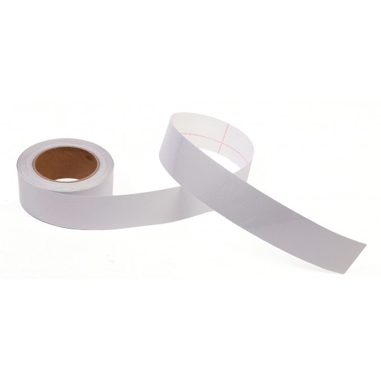Beyaz Fosforlu Reflektif Şerit Folyo Bant 50mm X 23 Metre