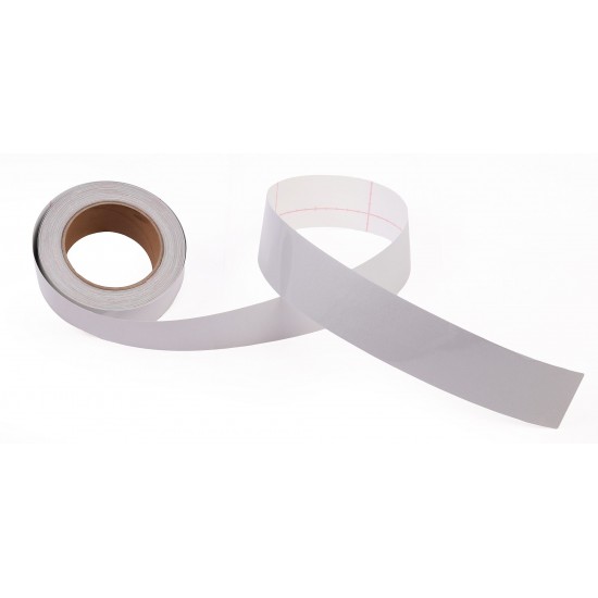 Beyaz Fosforlu Reflektif Şerit Folyo Bant 50mm X 23 Metre