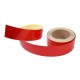 Red Phosphorescent Reflective Stripe Band 60mm X 23 Meter