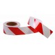 Kırmızı - Beyaz Fosforlu Reflektif Şerit Bant 60mm X 23 Metre SOL