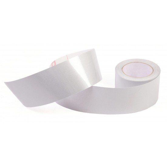 Beyaz Fosforlu Reflektif Şerit Folyo Bant 92mm X 23 Metre
