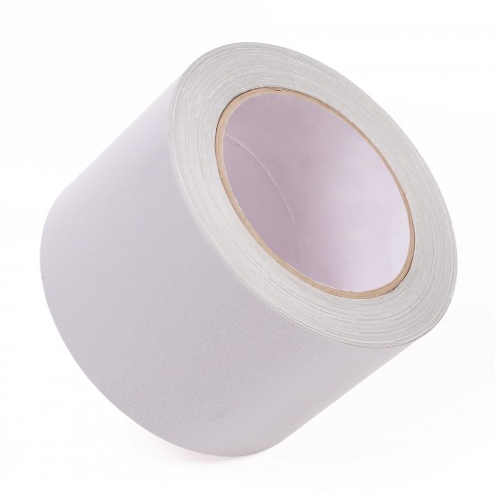 Beyaz Fosforlu Reflektif Şerit Folyo Bant 92mm X 23 Metre