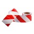 Red - White Phosphorescent Reflective Stripe Band 90mm X 23 Meter LEFT