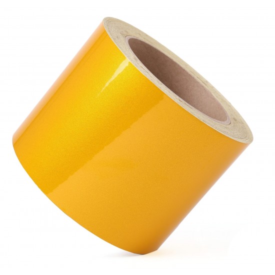 Sarı Fosforlu Reflektif Şerit Bant 92mm X 23 Metre