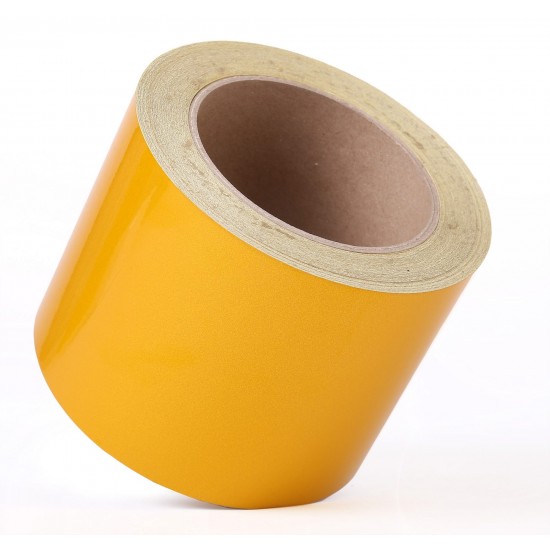 Sarı Fosforlu Reflektif Şerit Bant 92mm X 23 Metre