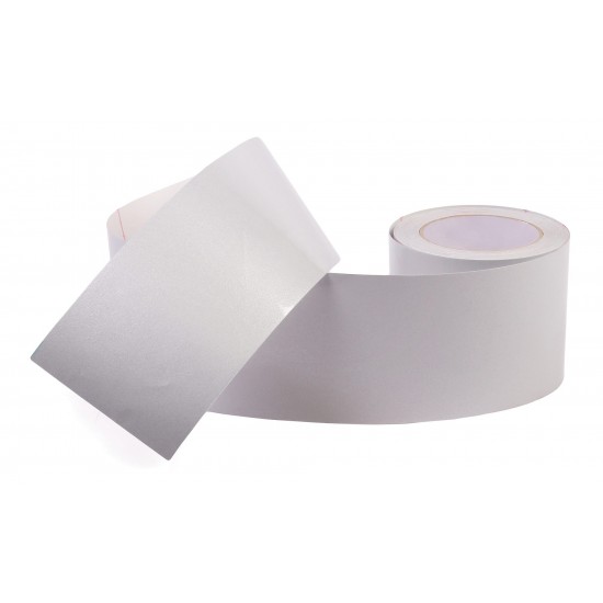 White Phosphorescent Reflective Stripe Foil Band 100mm X 23 Meter White Phosphorescent Reflective Stripe Foil Band 100mm X 23 Meter