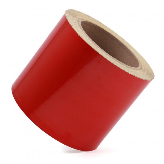 Kırmızı Fosforlu Reflektif Şerit Bant 120mm X 23 Metre Kırmızı Fosforlu Reflektif Şerit Bant 120mm X 23 Metre