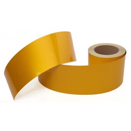 Sarı Fosforlu Reflektif Şerit Bant 100mm X 23 Metre