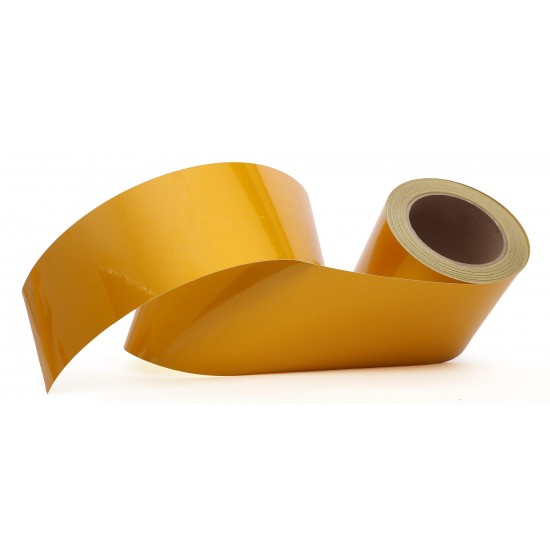 Sarı Fosforlu Reflektif Şerit Bant 100mm X 23 Metre