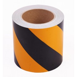 Sarı - Siyah Fosforlu Reflektif Şerit Bant 120mm X 23 Metre SOL Sarı - Siyah Fosforlu Reflektif Şerit Bant 120mm X 23 Metre SOL