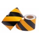 Sarı - Siyah Fosforlu Reflektif Şerit Bant 130mm X 23 Metre SOL
