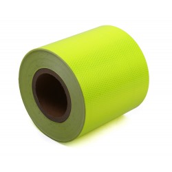 Yellow Florescent Phosphorescent Reflective Stripe Band 170mm X 23 Meter