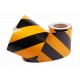 Sarı - Siyah Fosforlu Reflektif Şerit Bant 150mm X 23 Metre SOL