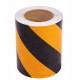 Sarı - Siyah Fosforlu Reflektif Şerit Bant 150mm X 23 Metre SOL