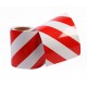 Red - White Phosphorescent Reflective Stripe Band 180mm X 23 Meter RIGHT