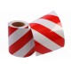 Red - White Phosphorescent Reflective Stripe Band 180mm X 23 Meter RIGHT