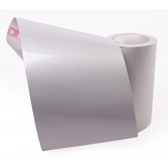 Beyaz Fosforlu Reflektif Şerit Folyo Bant 200mm X 23 Metre