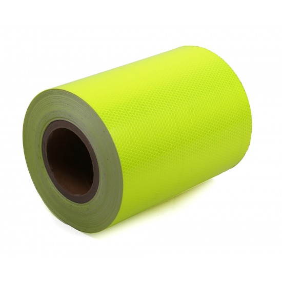 Sarı Floresan Fosforlu Reflektif Şerit Bant 250mm X 23 Metre
