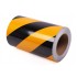 Sarı - Siyah Fosforlu Reflektif Şerit Bant 200mm X 23 Metre SOL