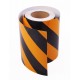 Sarı - Siyah Fosforlu Reflektif Şerit Bant 200mm X 23 Metre SOL