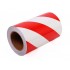 Kırmızı - Beyaz Fosforlu Reflektif Şerit Bant 200mm X 23 Metre SAĞ
