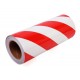 Kırmızı - Beyaz Fosforlu Reflektif Şerit Bant 500mm X 23 Metre SAĞ