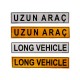 LONG VEHICLE Reflective Warning Sticker