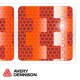 Avery Dennison V-6790 Red Reflective Tape - Segmented