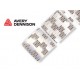 Avery Dennison V-6790 White Reflective Tape - Segmented