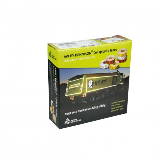 AVERY V-6722B Sarı Reflektif Bant