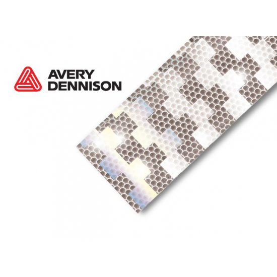 AVERY V-6300B Beyaz Reflektif Bant Metalize