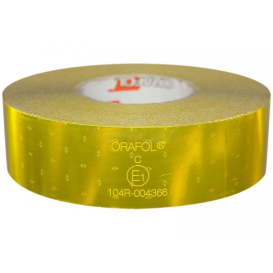 Orafol VC 3851 Yellow Reflective Tape Metallized