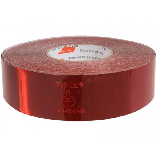 Orafol VC 3851 Red Reflective Tape Metallized