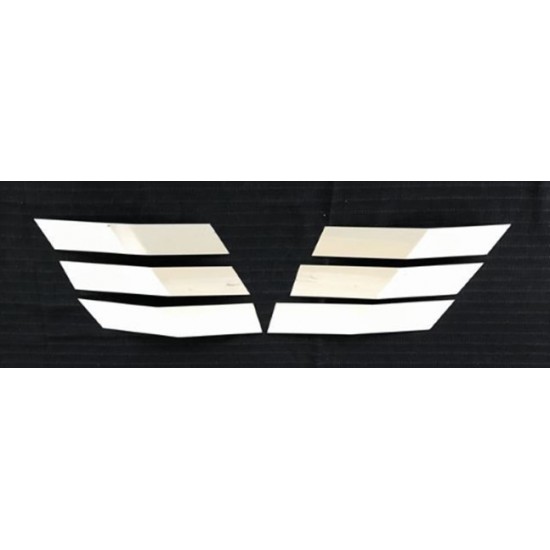 Actros MP02 Mega Kasa Panjur Uçları Nikelajı (6 Parça)