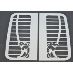 Man TGX-TGS-TGA Yatak Camı Nikelajı (Sağ + Sol)