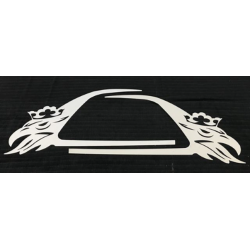 Scania S500 Kapı Önü Nikelajı Kuş Desen (2 Parça)