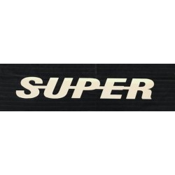 Ön Göğüs Krom SUPER Yazısı