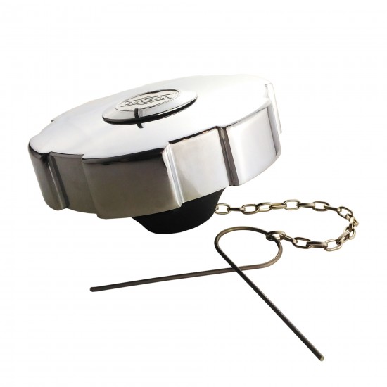 Döküm Krom Cırcır Dizel Depo Kapağı 80 mm