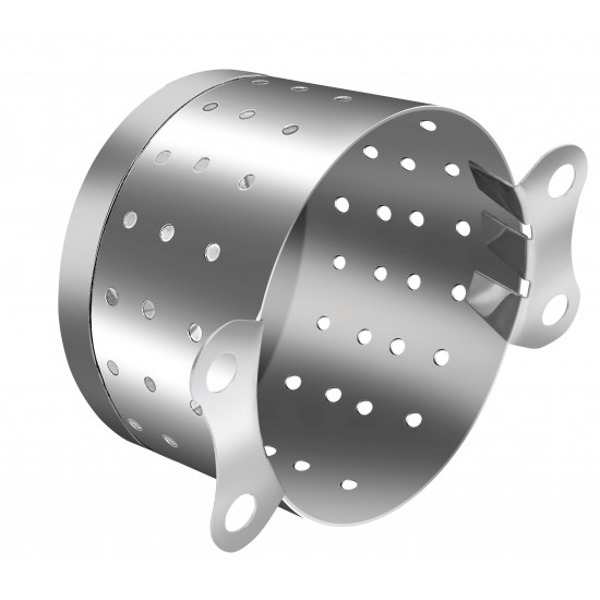 Süper Delikli Orta Boy Paslanmaz Aks Tası 22.5 inç