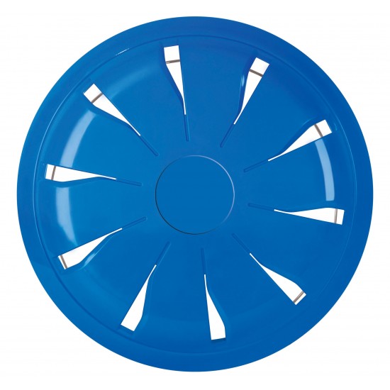 Setra New Model Plastic Blue Wheel Cover 22.5"