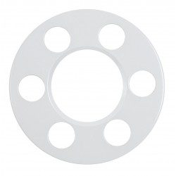 Daire Model Boyalı Beyaz Metal Jant Kapağı 17.5"